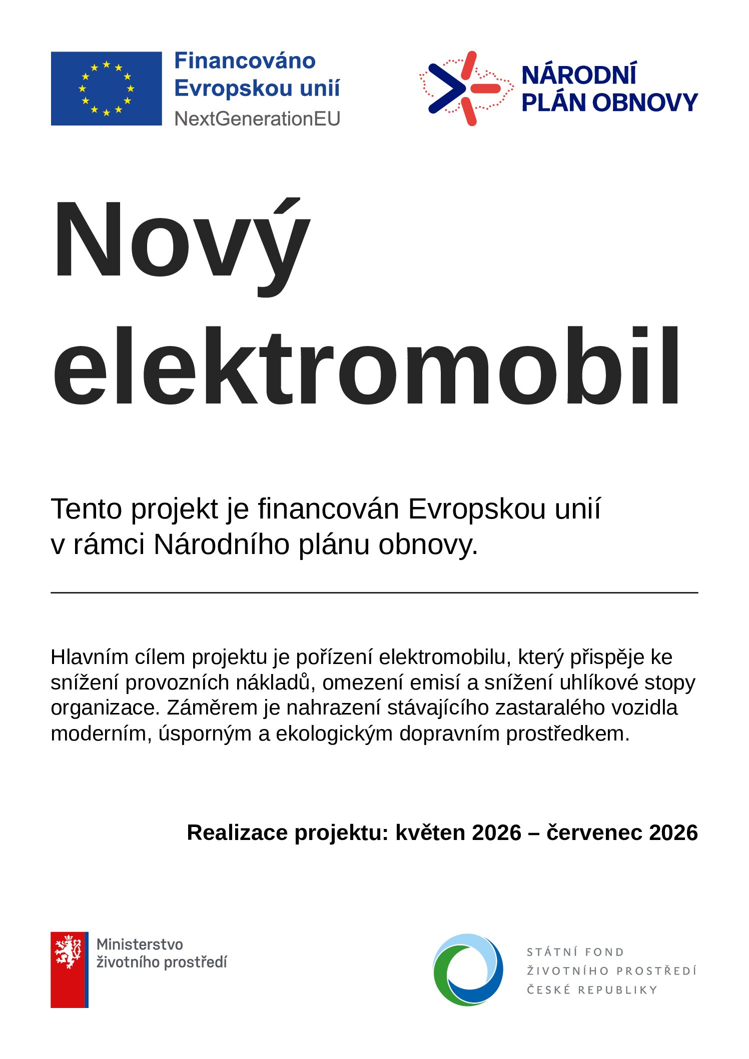 Nový elektromobil